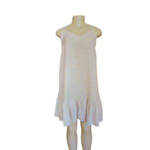 Bellambra Light Beige Linen Spaghetti Strap Sundress Size M